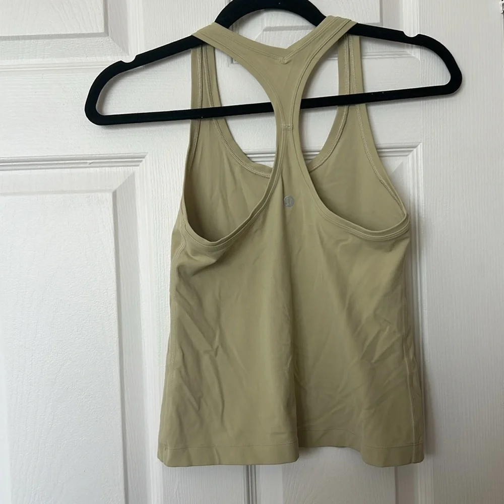 Lululemon Cool Racerback Tank - Yellow/Green - Picture 3 of 5